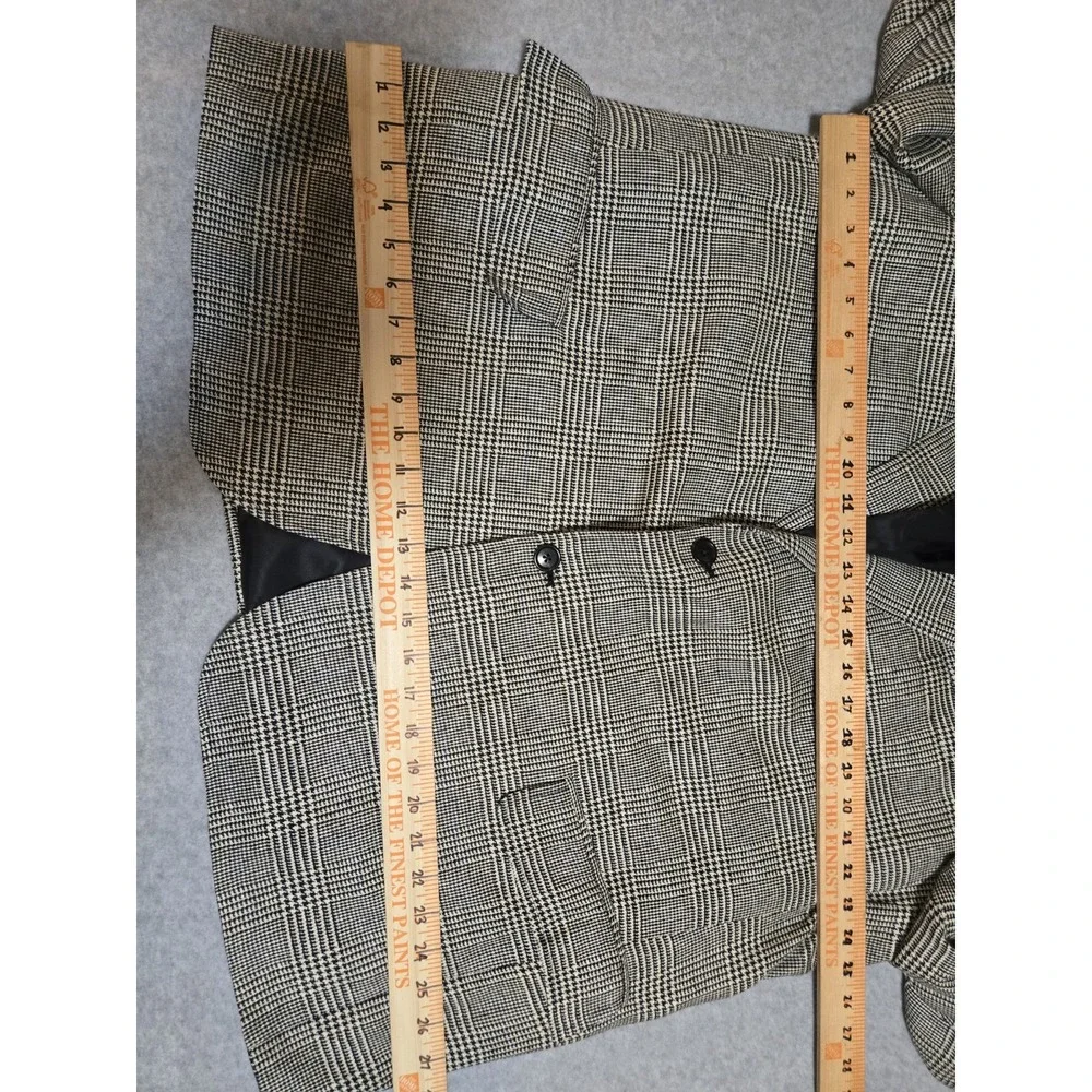 Custom Joseph Scafidi Cleveland Bespoke Blazer Sport Coat Glen Plaid Wool Read